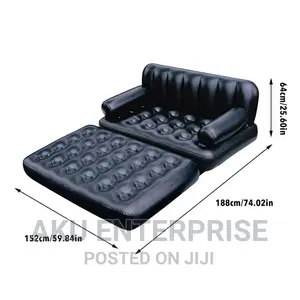 Inflatable - 5-in-1 Sofa to Double Bed Portable Sofabed