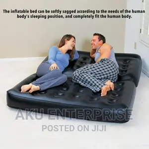 Inflatable - 5-in-1 Sofa to Double Bed Portable Sofabed