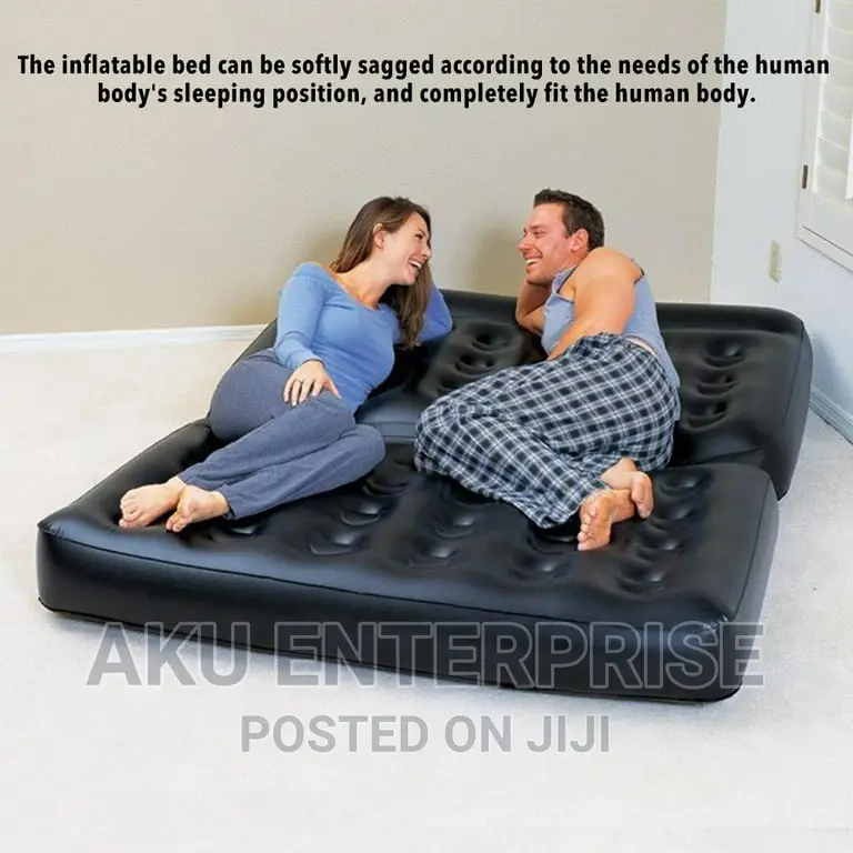 Inflatable - 5-in-1 Sofa to Double Bed Portable Sofabed
