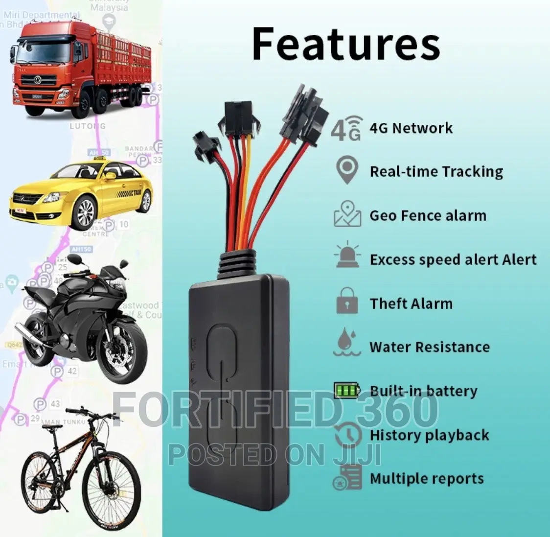 Car GPS Motor Trackers( No Extra Fees)