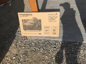 Black Glossy Electric Nasco LED 32 Inches Satellite Tv