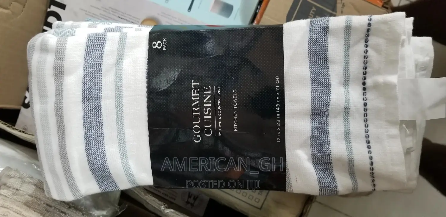 100% Cotton Kitchen Towels (8 Pieces)