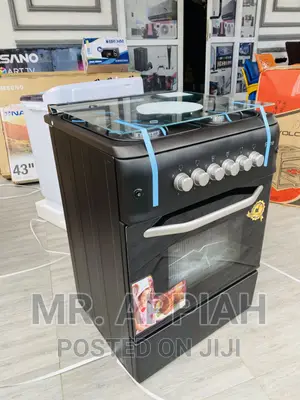 Durable and Affordable Ferre60x60 4 Gas Burner + Oven,Black