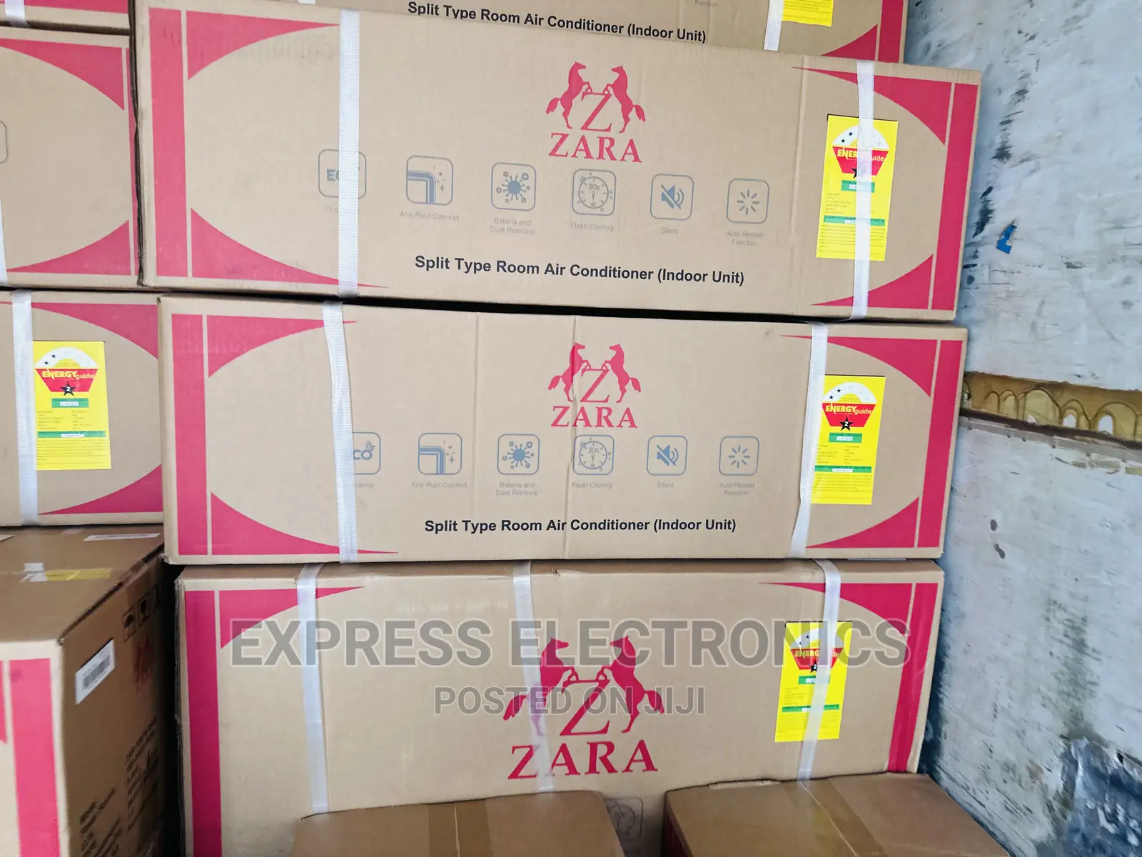 Sleep Mode Split R410 Gas Zara 1.5hp White AC