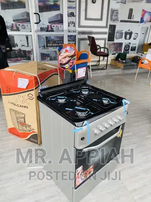 Original Ferre 60x60 4 Gas Burner With Oven and Grill(Gray)