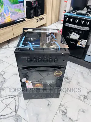 Very Stylistic Design Black Gas Electric Cooker Oven 3-1