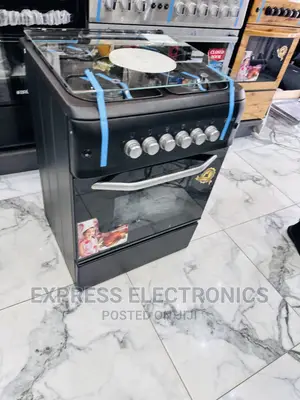 Text Us for Your Gas Cooker Black 4burner 60/60 Oven