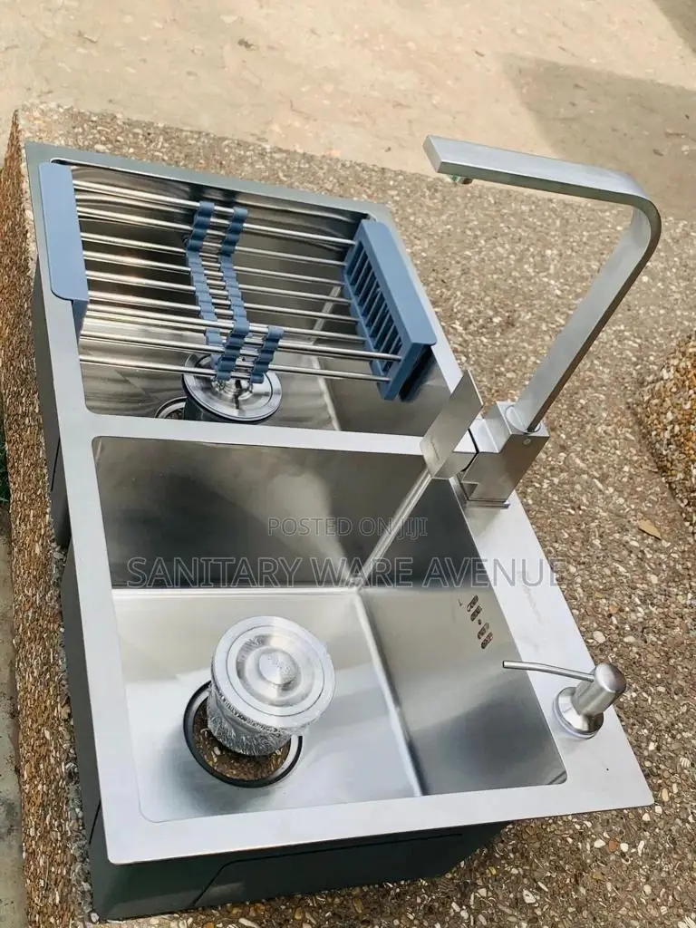 Complete Kitchen Sink - Silver Sink - Worktop Sink