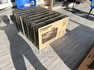 Neatly Sealed Nasco FHD Satellite 32”Tv Is