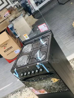 Lasting Volcano 2 Electric Black 3 Gas Burner 50x50 Cooker