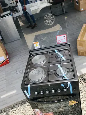 Volcano Black Burner 2 Gas Cooker 2 Electric 50x50 Lastest