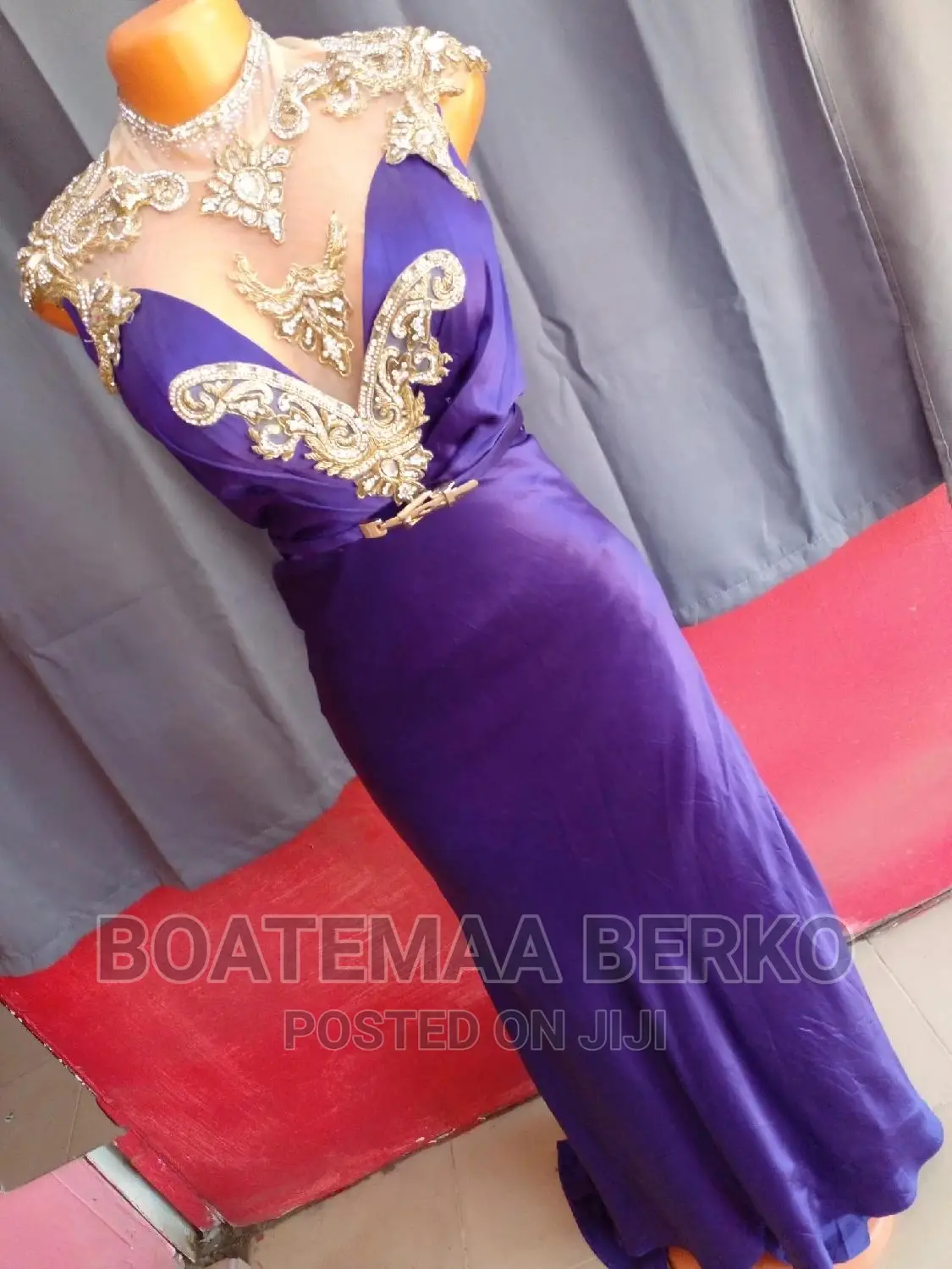 Long Purple Long Dress