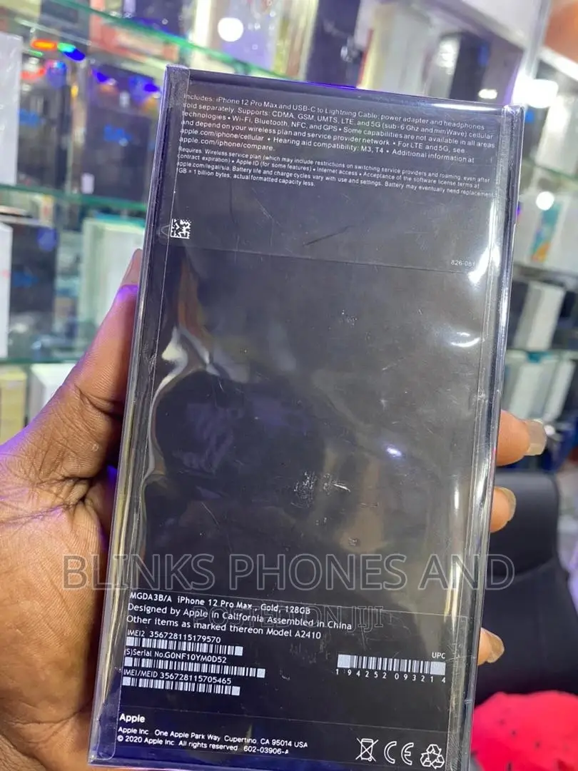 New Apple iPhone 12 Pro Max 128 GB Gold