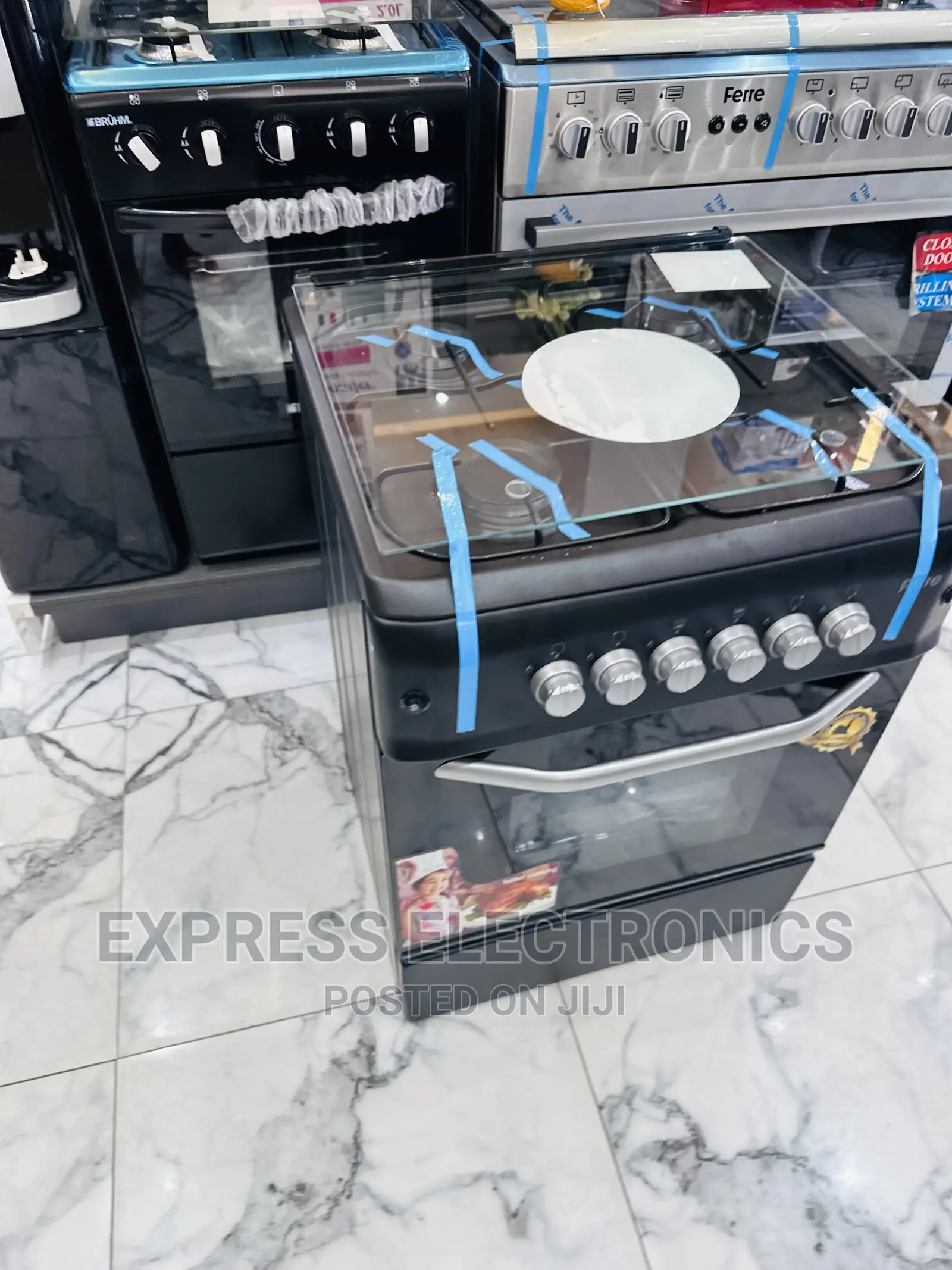 Very Nice  Grey Color Gas Cooker Oven 60/60 4burner