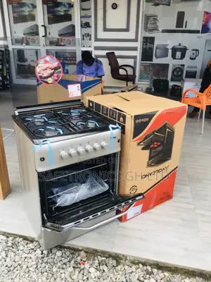 Essential 4 Gas Burner 60x60 Ferre Sliver Oven With Grill
