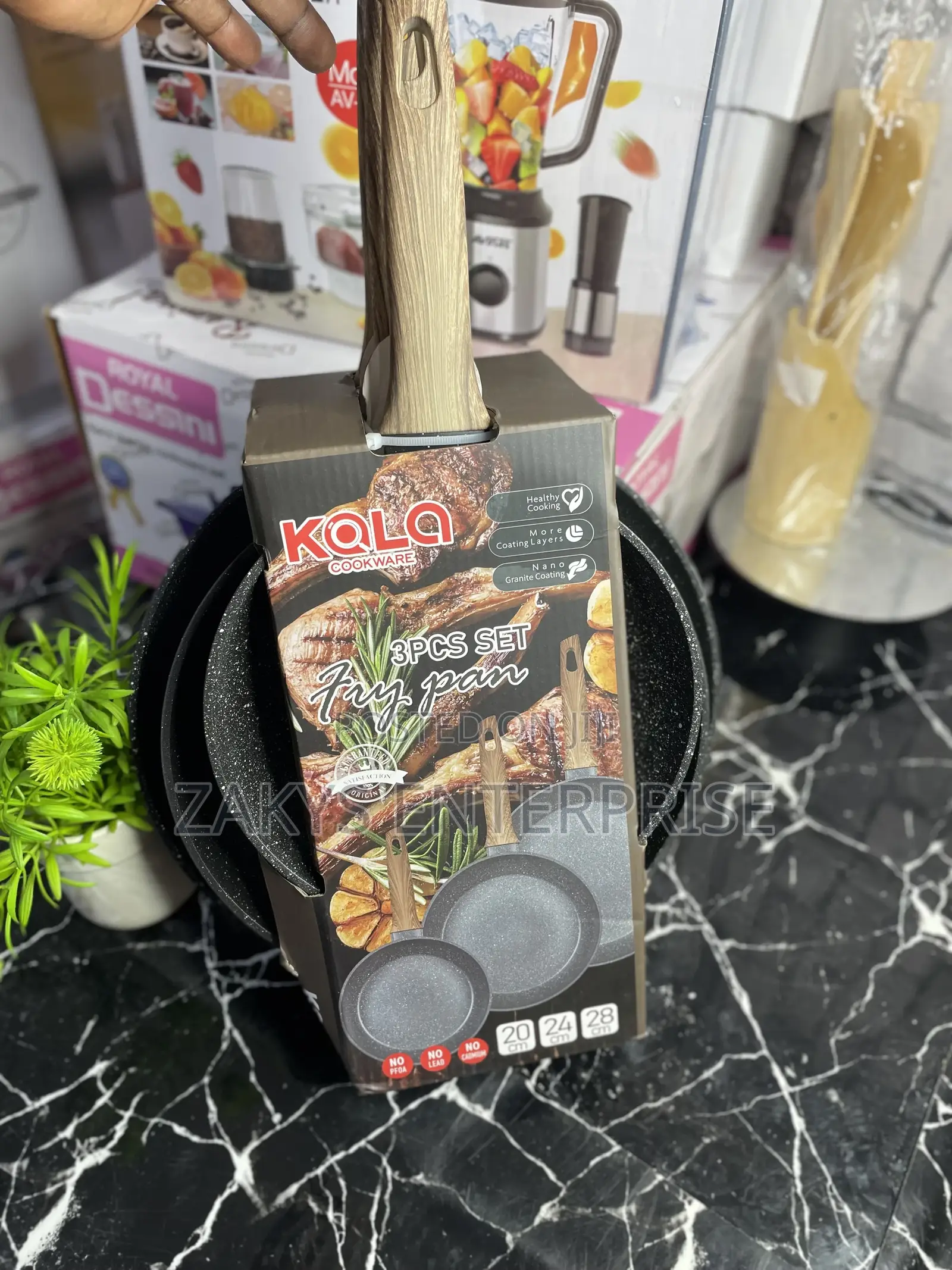 Granite Fry Pan 3set
