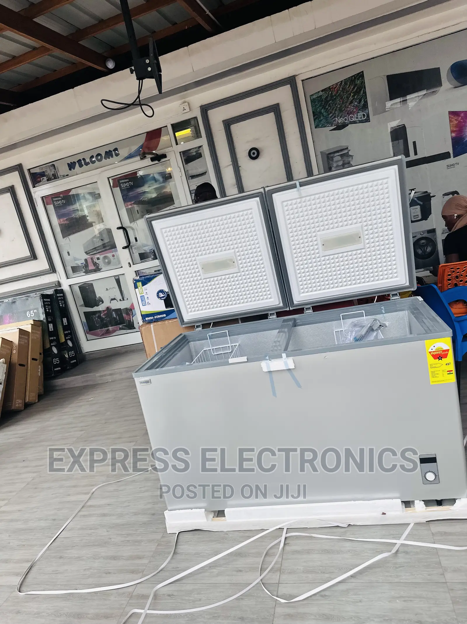 Nasco Nas-500fl-Dd, 425L Double Door Freezer Chest