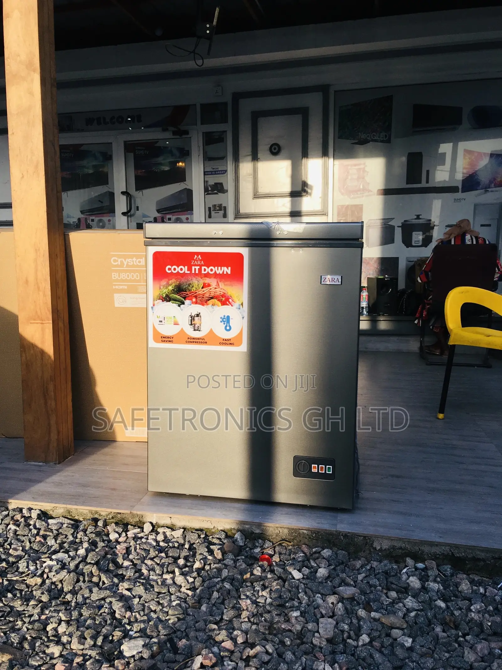 Chestfreezer Electric Brown Zara 200 Liters Singledoor