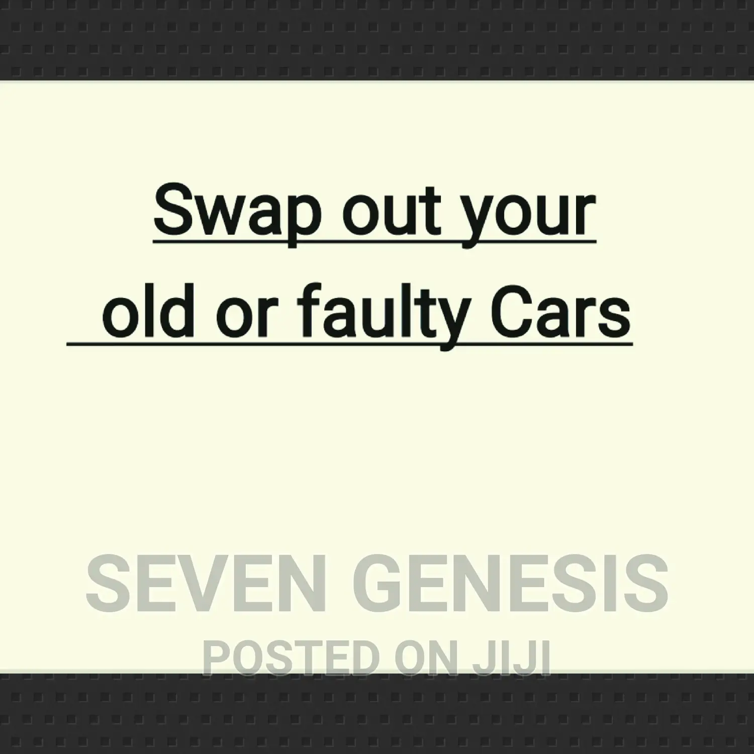 Car Swapping And Exchange Services