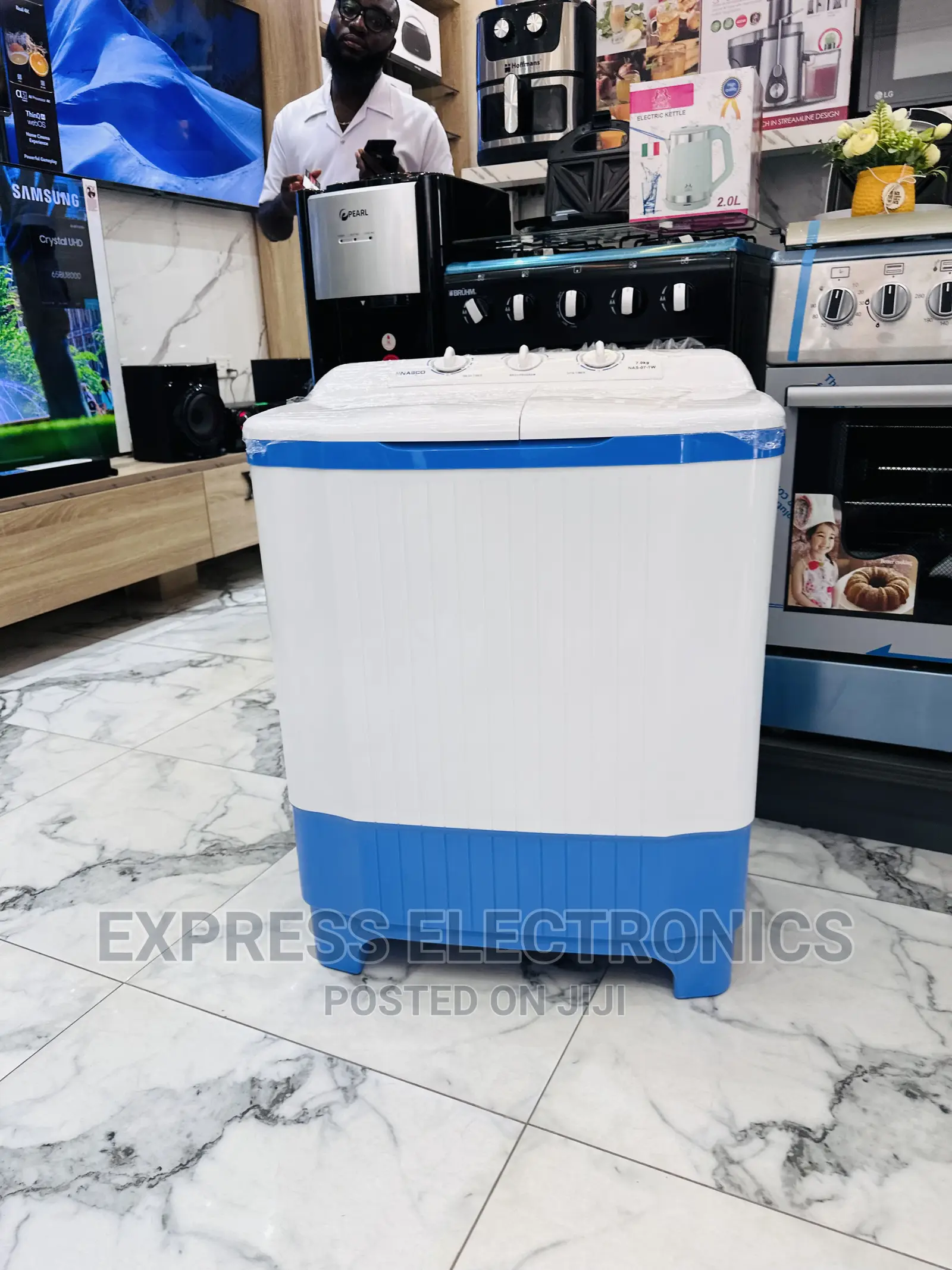 Intensive Wash Machine Nasco 7kg Topload Twintub