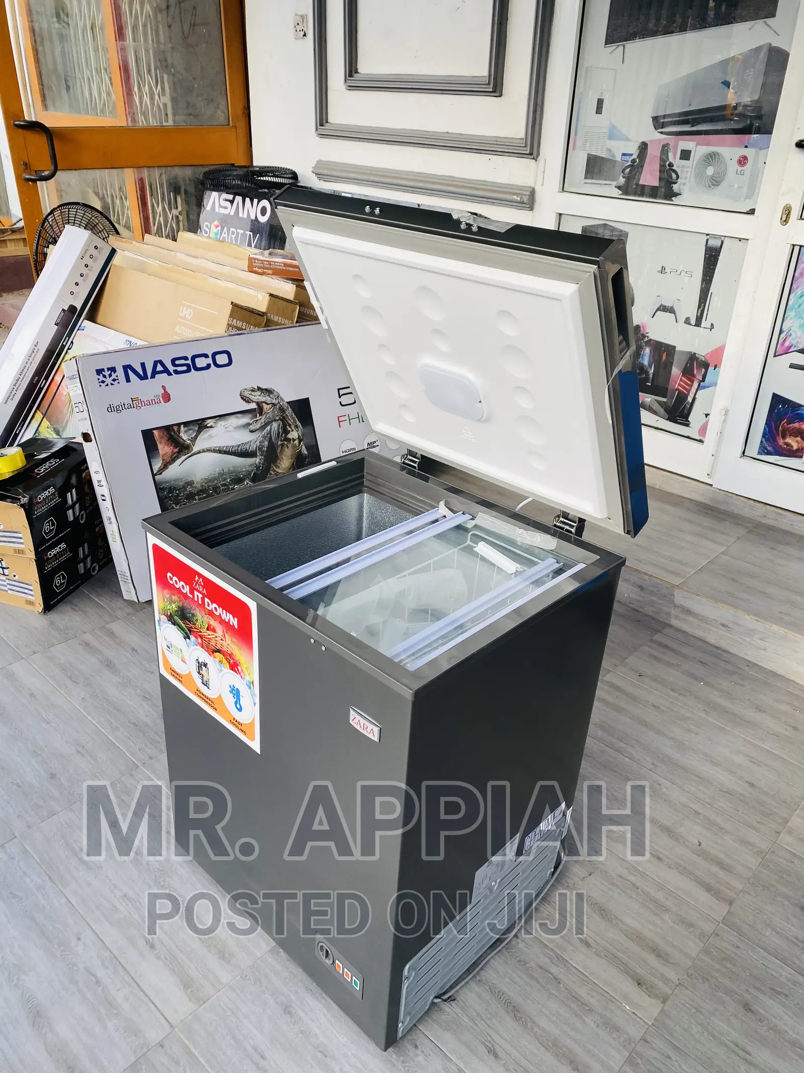 Stainless Steel Zara 200ltr Chest Freezer 