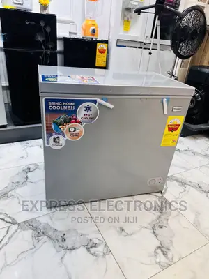 Eco Friendly Grey Chest Freezer Nasco 200L Single Door