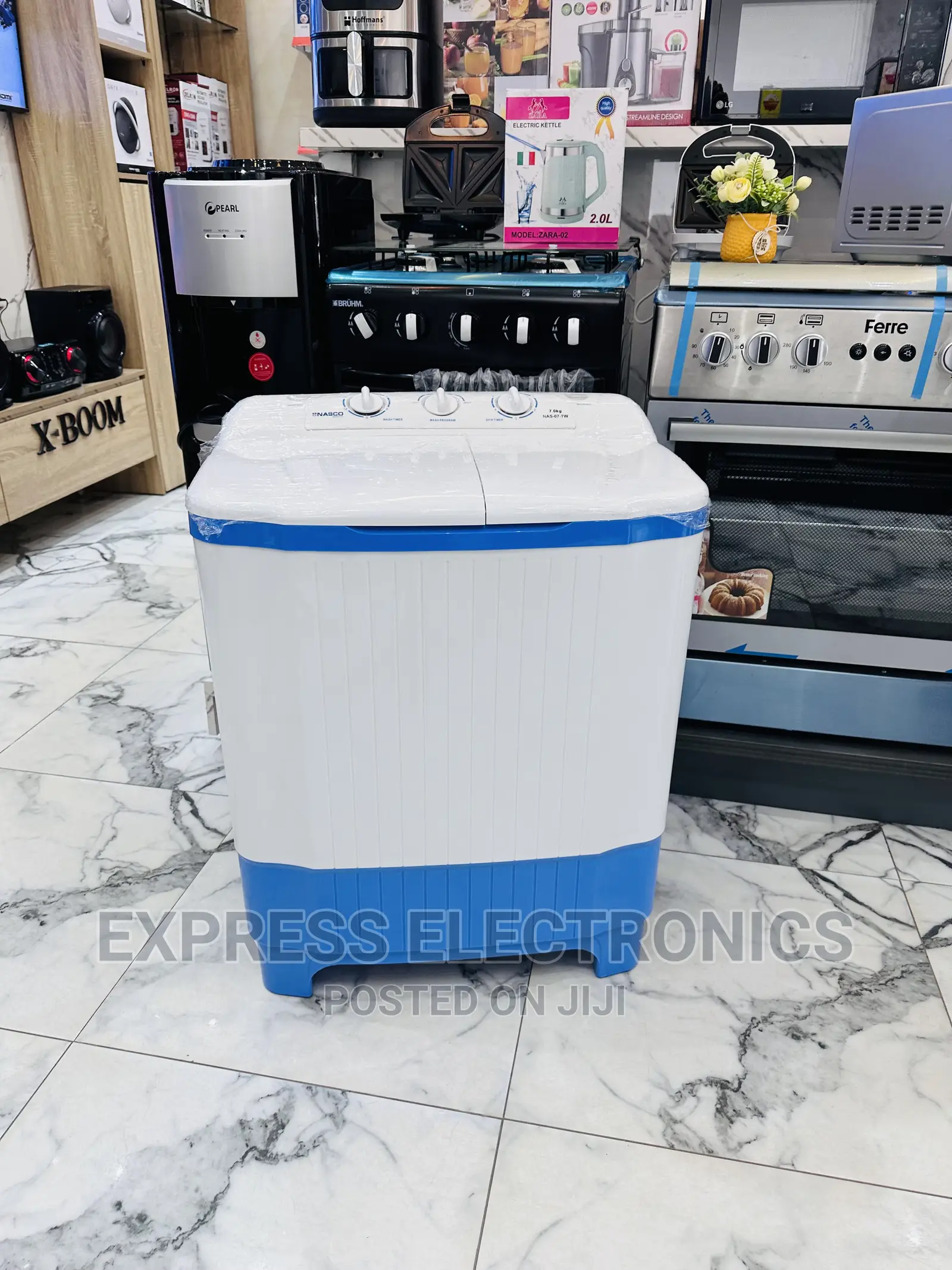 Wash and Spin Speed Nasco 7kg Topload Washing Machine