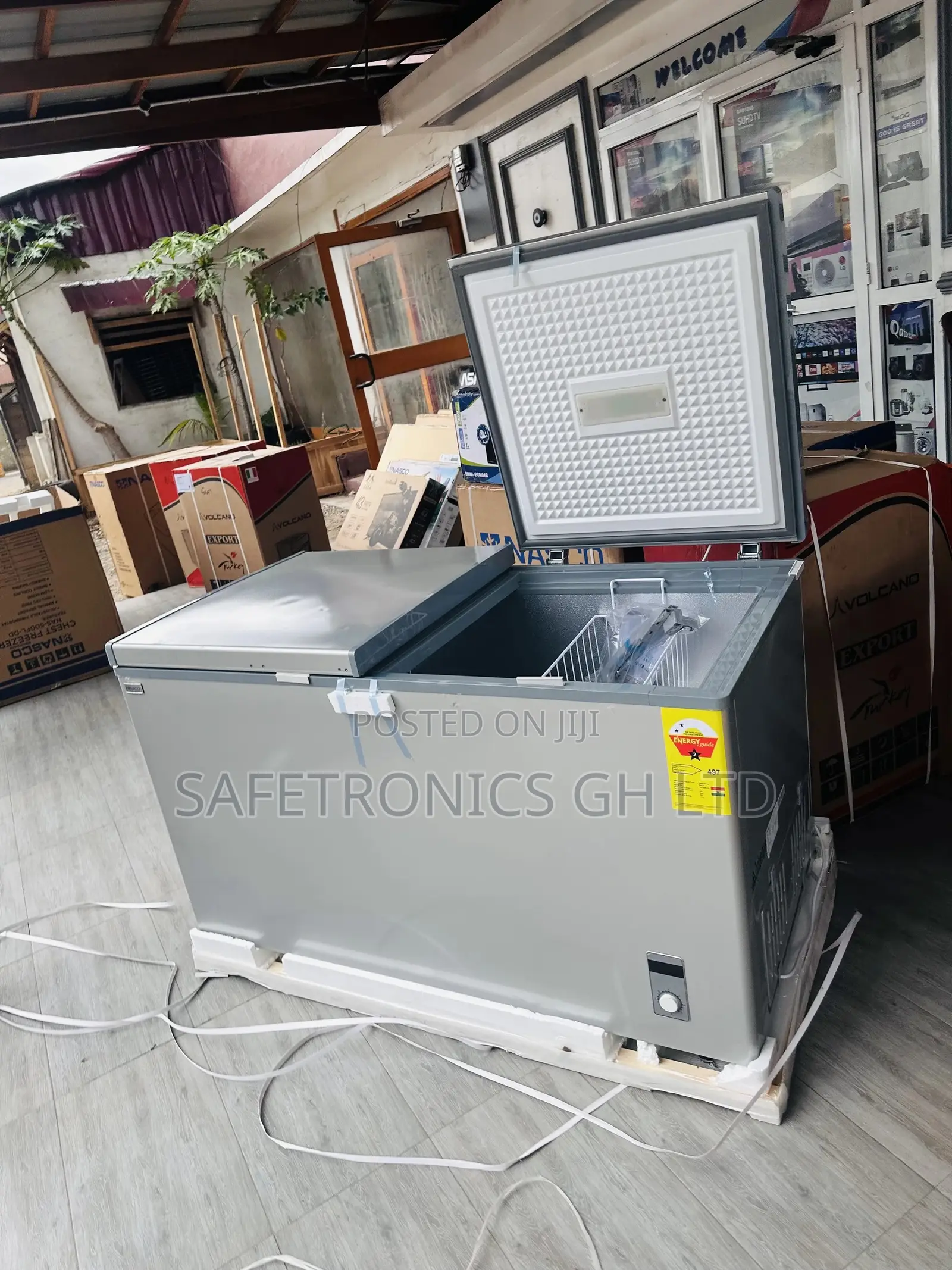 Nasco Chestfreezer 425L Doubledoor Nas-500fl-Dd Essential
