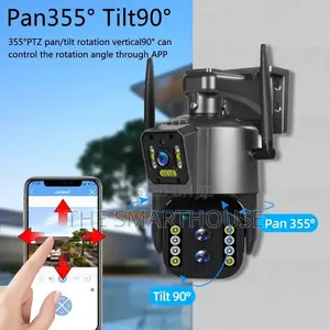 Smart Triple-Lens CCTV Camera