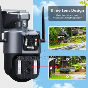 Smart Triple-Lens CCTV Camera