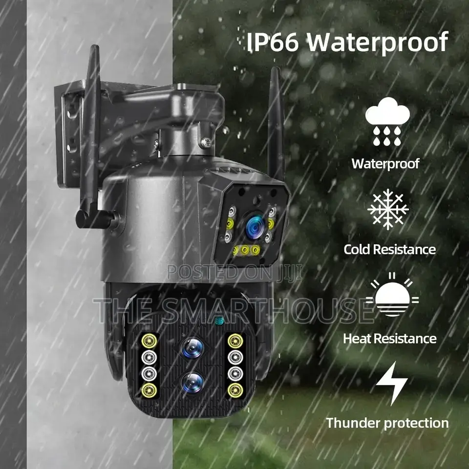 Smart Triple-Lens CCTV Camera