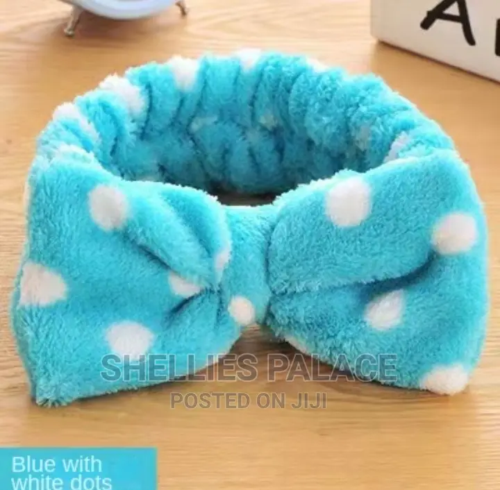 1 Pcs Coral Fleece Soft Headband Cross Top Hairband Elastic