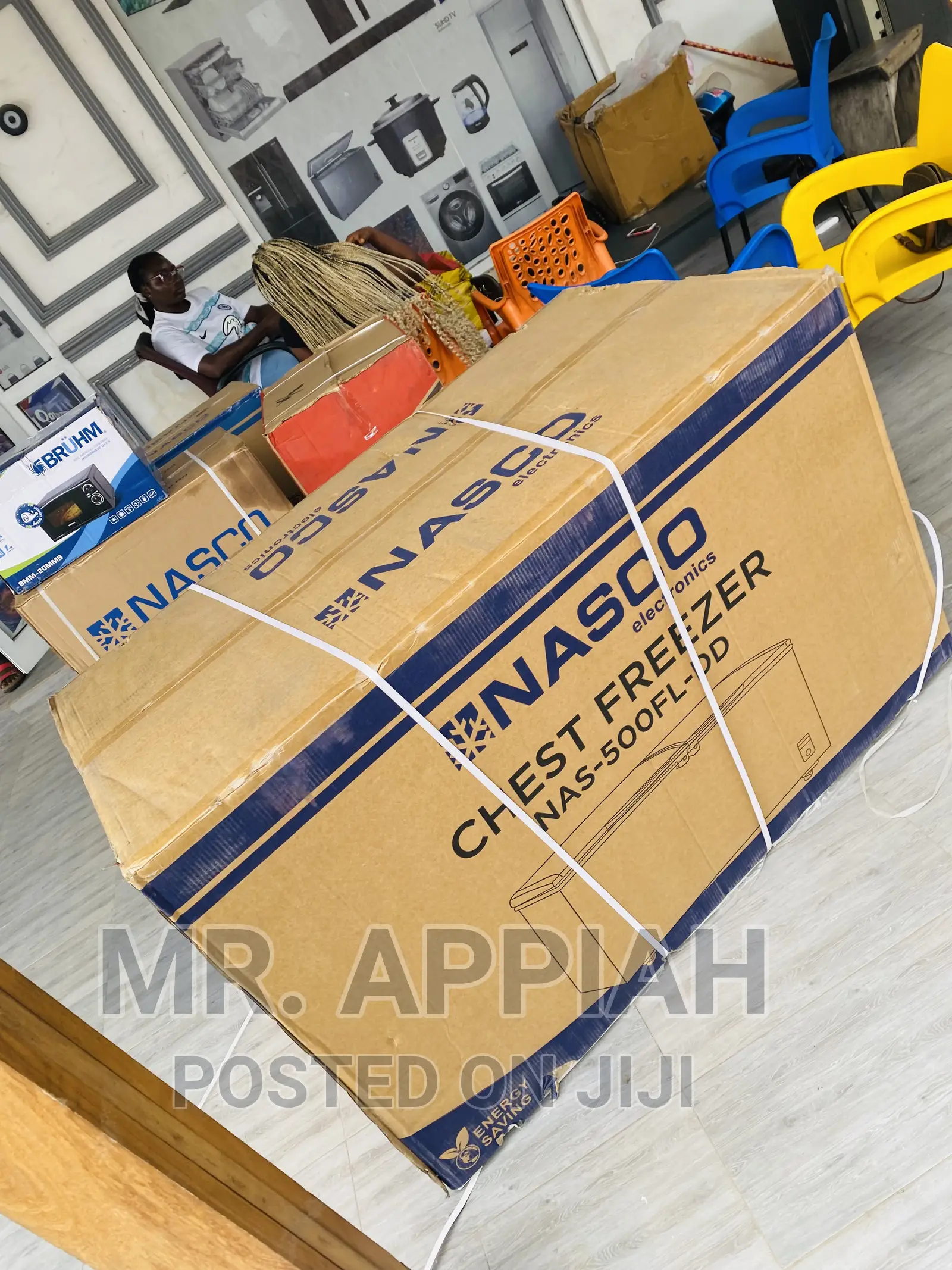 Fresh in Box  Nasco Double Door Freezer(Nas-500fl-Dd)425ltr