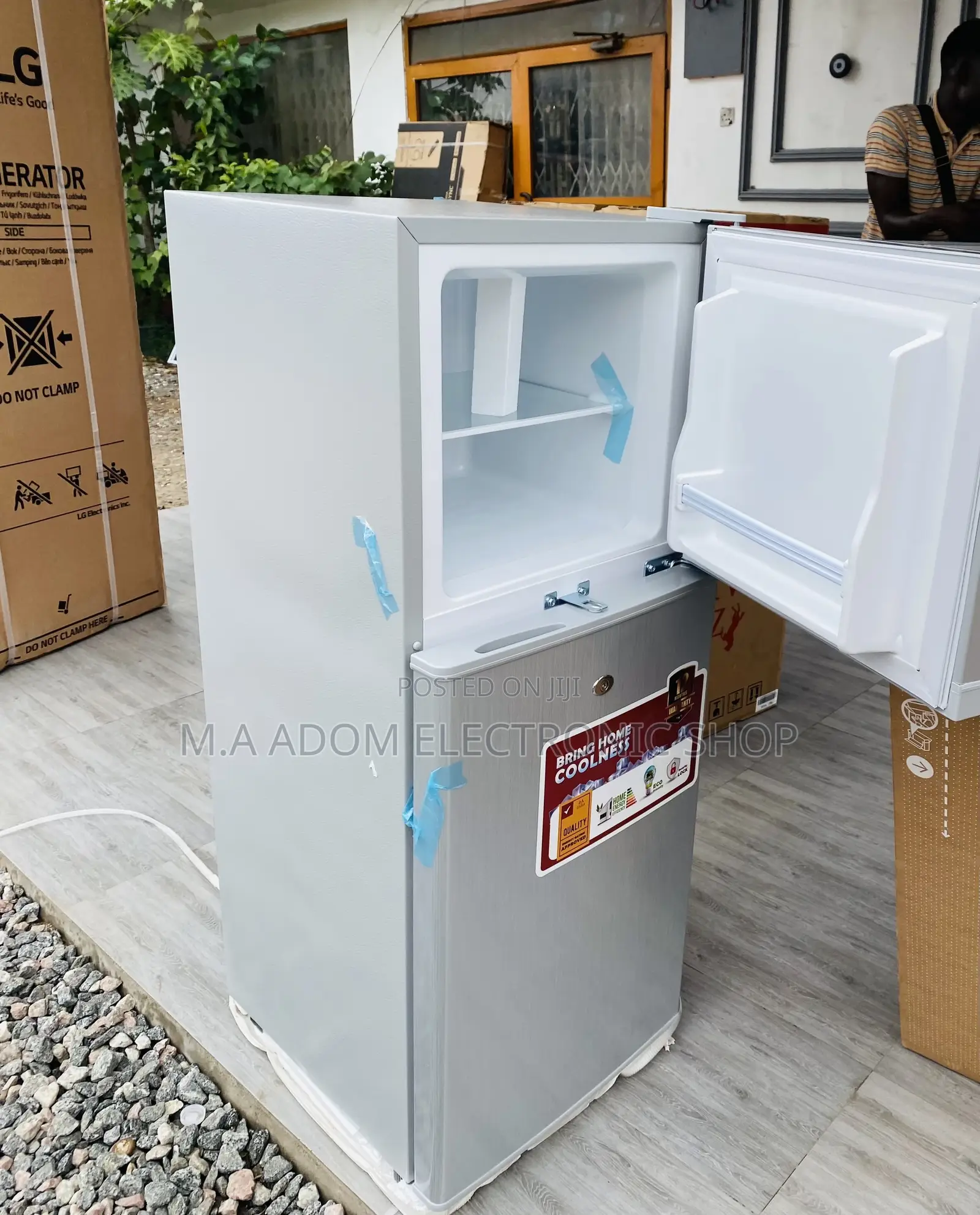 Super Chilling Zara Top Freezer Fridge(Silver) 
