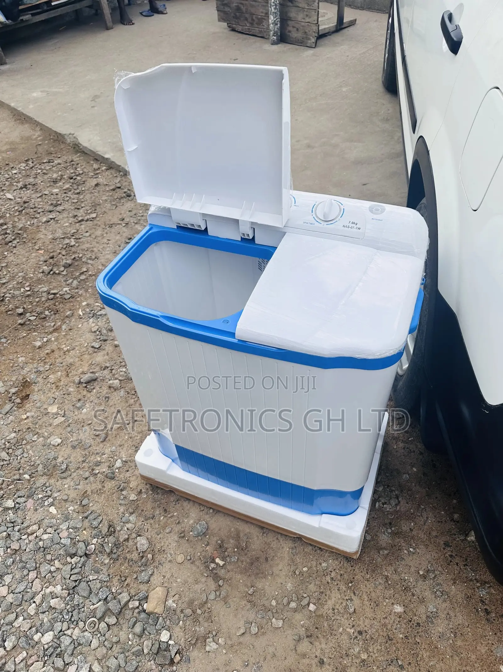 Nasco Electric 7kg Washingmachine Topload Semiautomatic