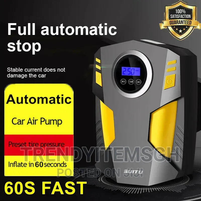 Auto Car Air Pump Digital Inflator Tire Pressure Pump