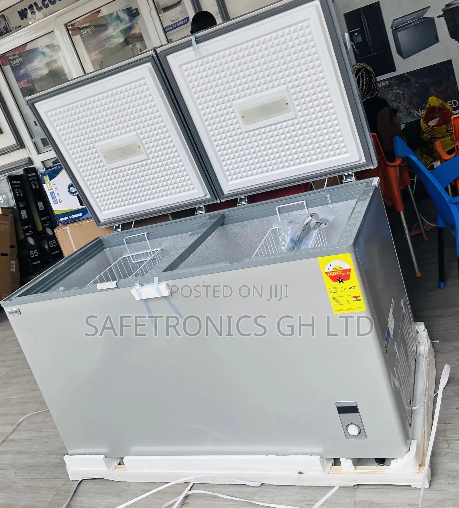 425L Nasco Nas-500fl-Dd Doubledoor Electric Chestfreezer