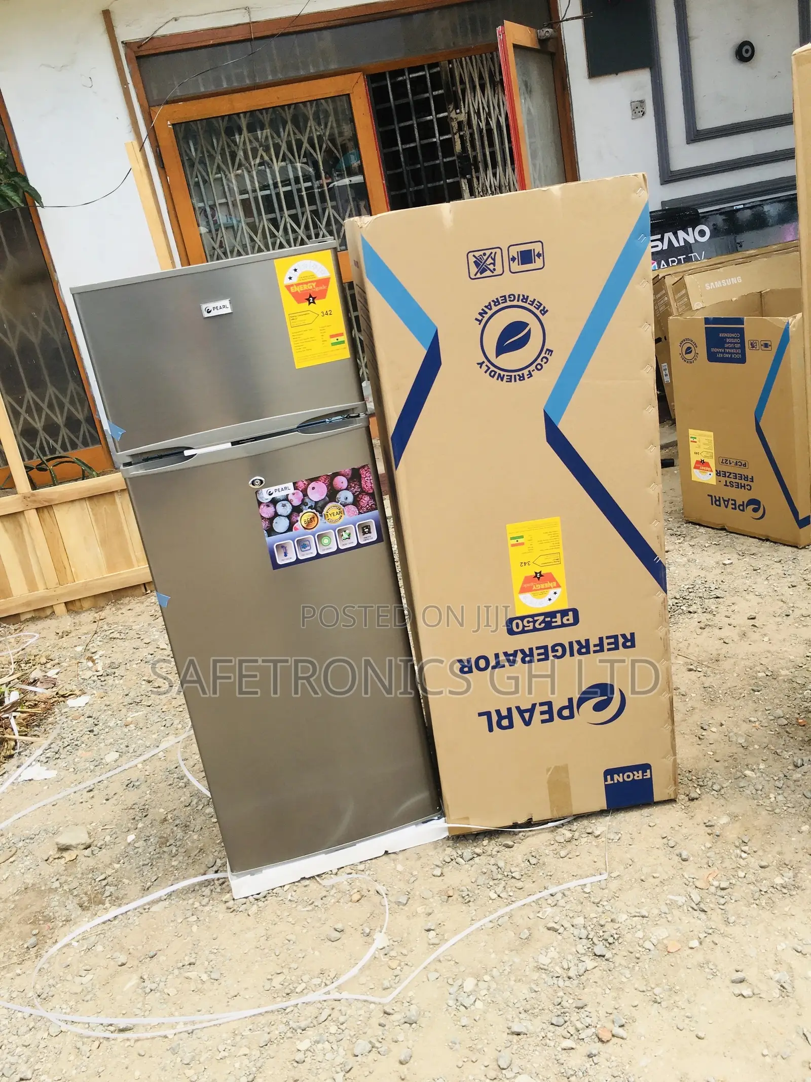 Grab Pearl PF-250 Doubledoor Topfreezer 205L Electric 