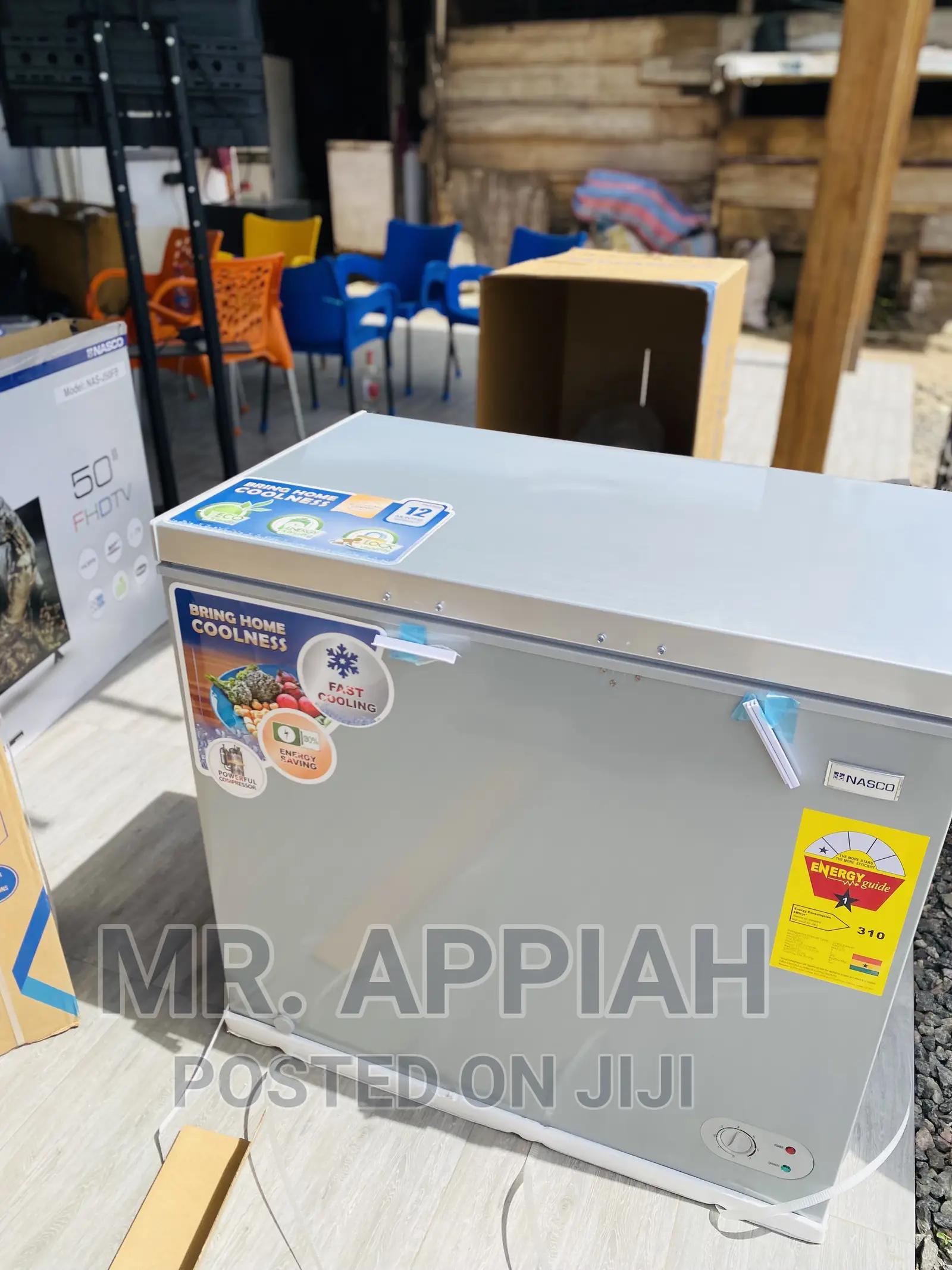 Manual Defrost Nasco 210 Single Door Chest Freezer(200L).