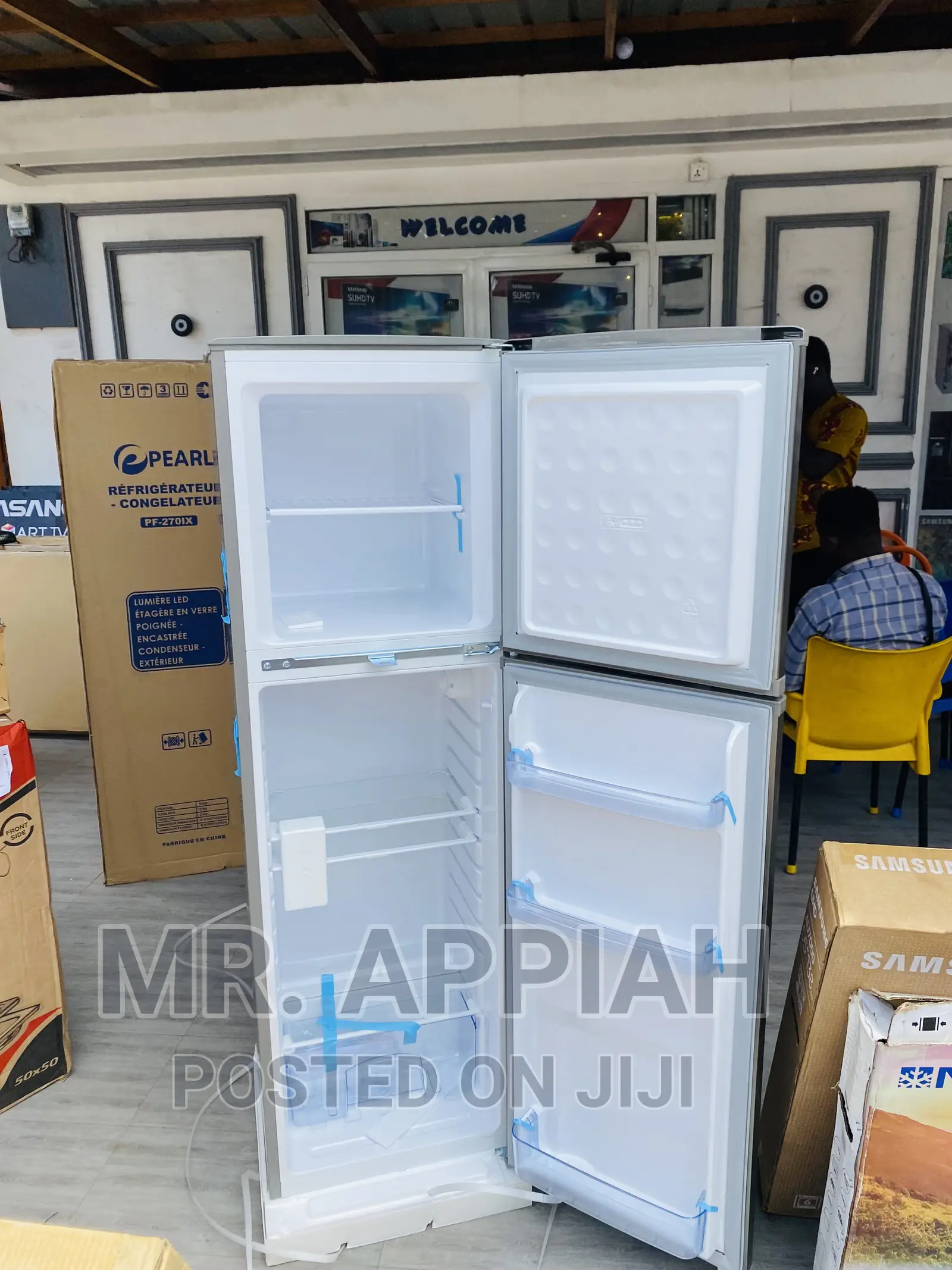 Latest Pearl PCF-270 Ix Double Door Electric Fridge(166ltr)
