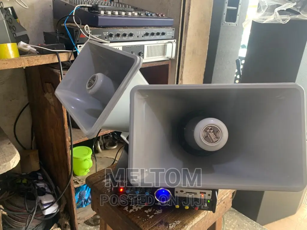 Car Horn Speaker and PA Amplifier SET