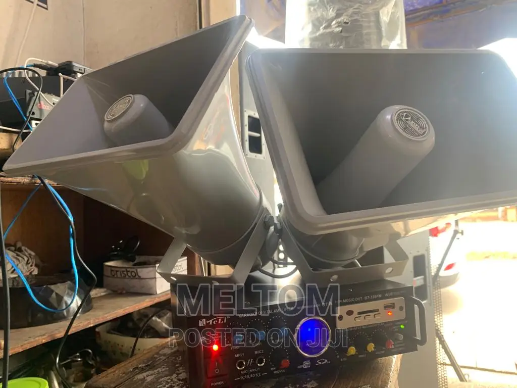Car Horn Speaker and PA Amplifier SET