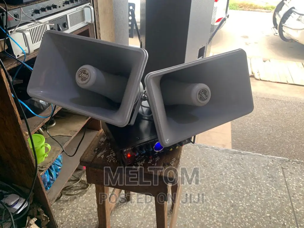 Car Horn Speaker and PA Amplifier SET