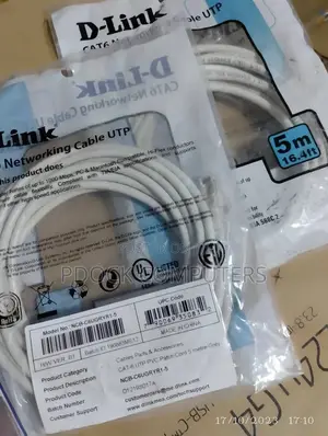 D-link Cat6 Utp Cable 5m Grey