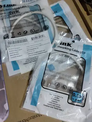 0.5M D-link UTP Cat6 Patch CABLE