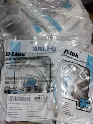 0.5M D-link UTP Cat6 Patch CABLE