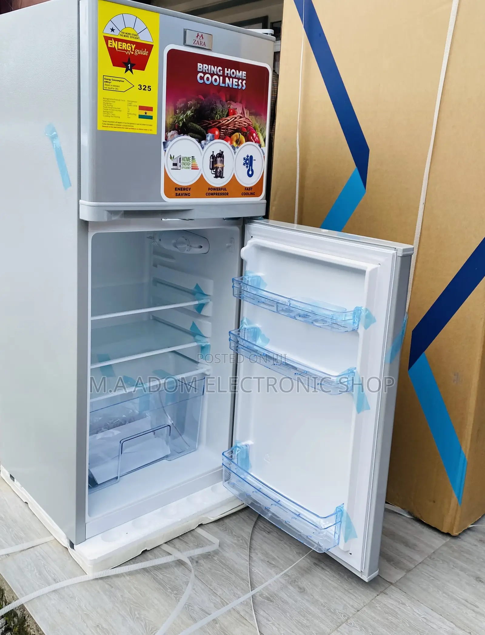 Highly Energy Saving Zara 14TM Double Door Refrigerator 