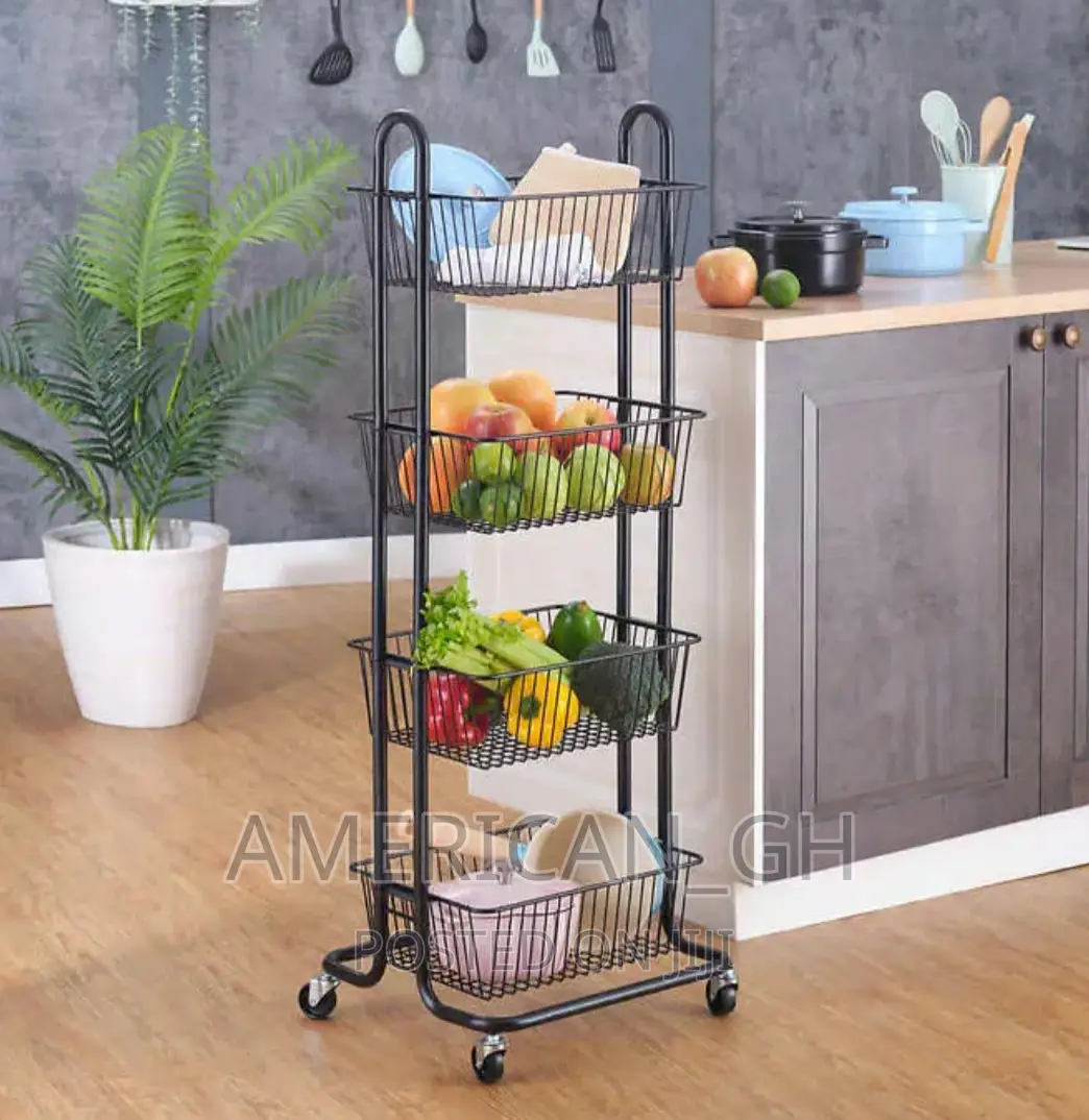 Edifice 4-Tier Rolling Basket