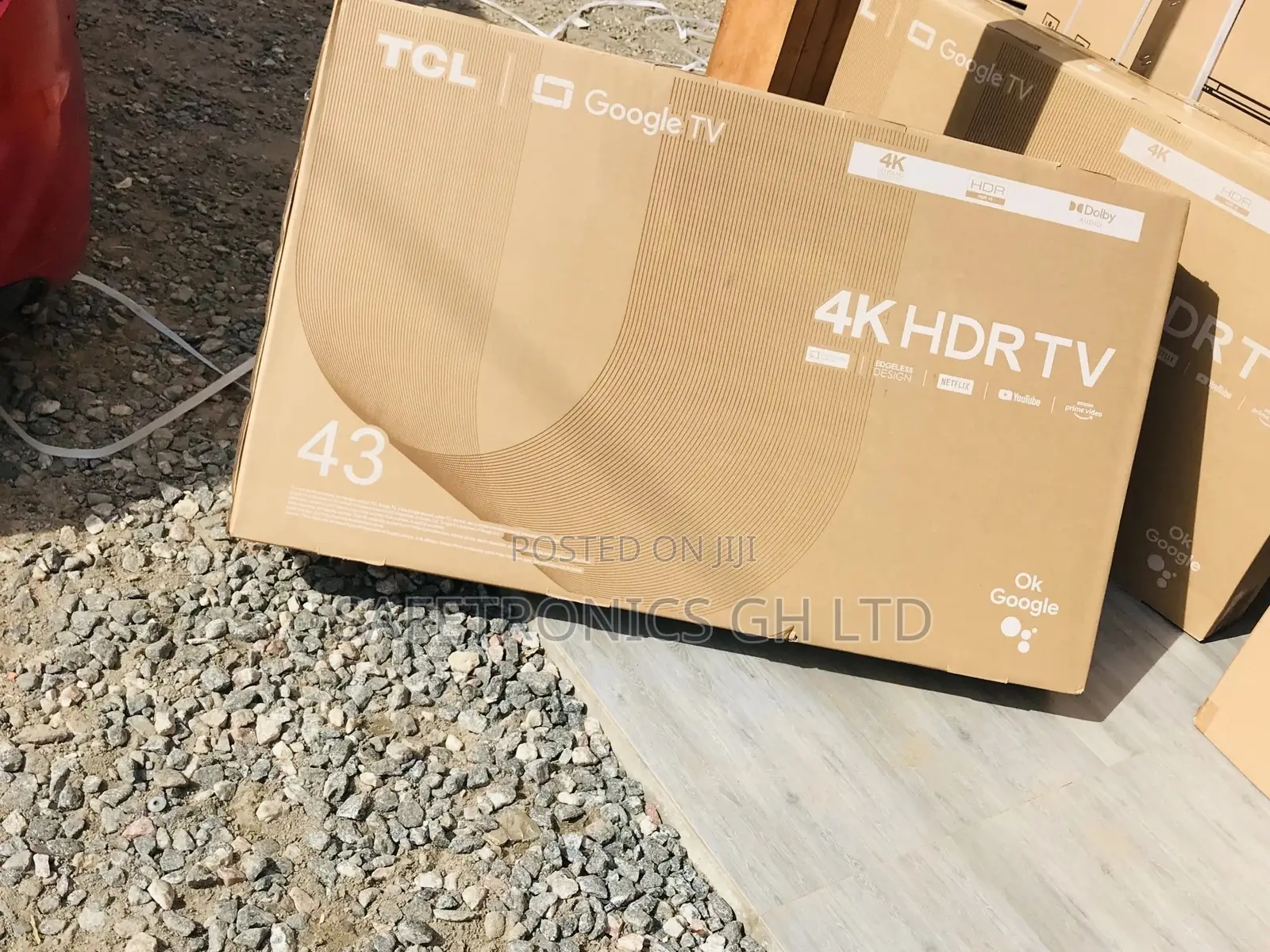 TCL Black D3200 43 Inches Glossy LED Electric Tv
