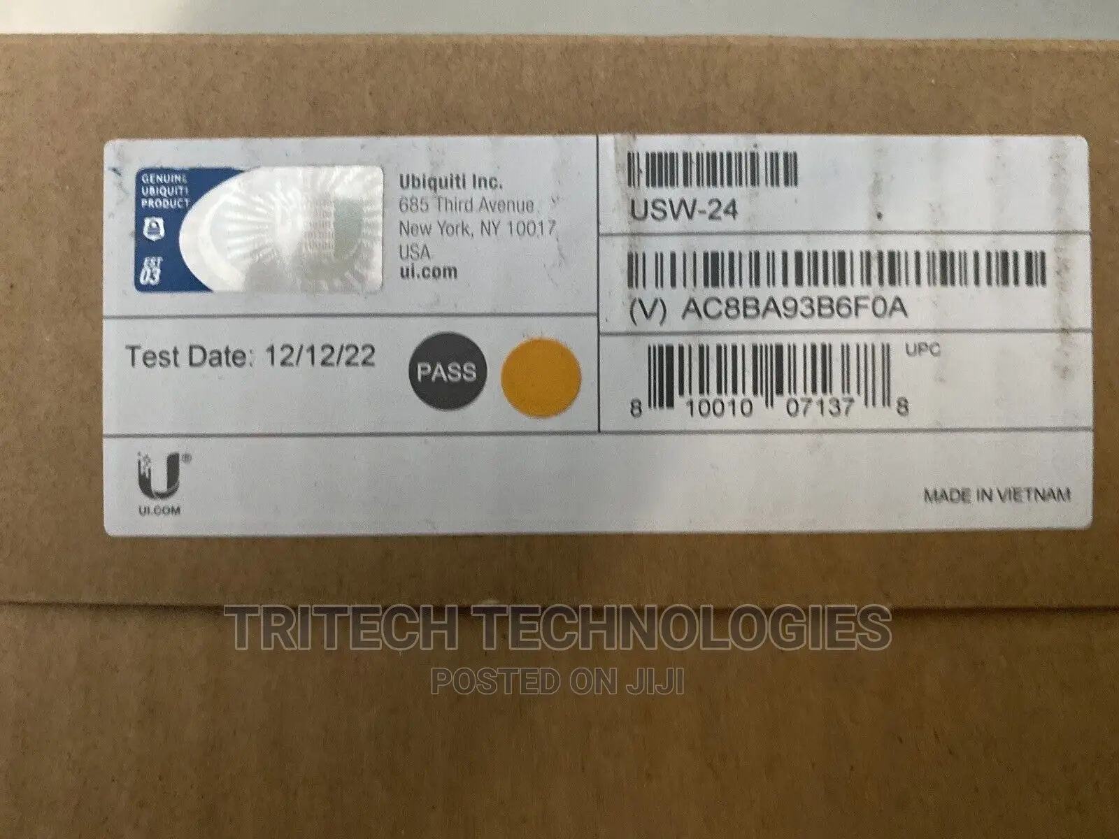 Ubiquity Unifi Gigabit 24 Port Poe Switch 95W Usw-24-Poe